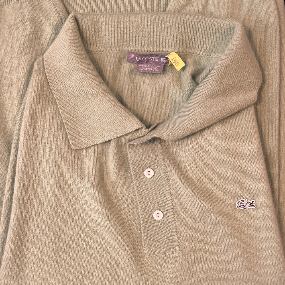 Lacoste Men's Olive Polo Shirt
